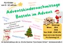 Veranstaltungsbild Adventskindernachmittag - Basteln im Advent I